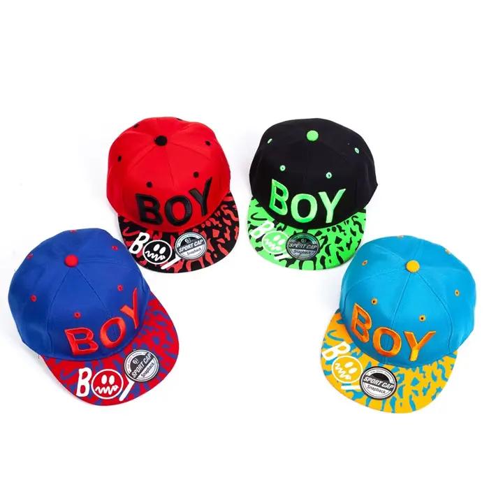 Cool garçon broderie enfants casquette de Baseball garçons filles chapeau de relance quatre saisons