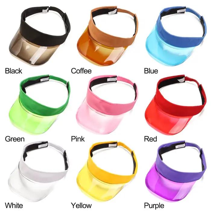 Casquette de plage avec pare-soleil de protection UV légère en PVC d'été