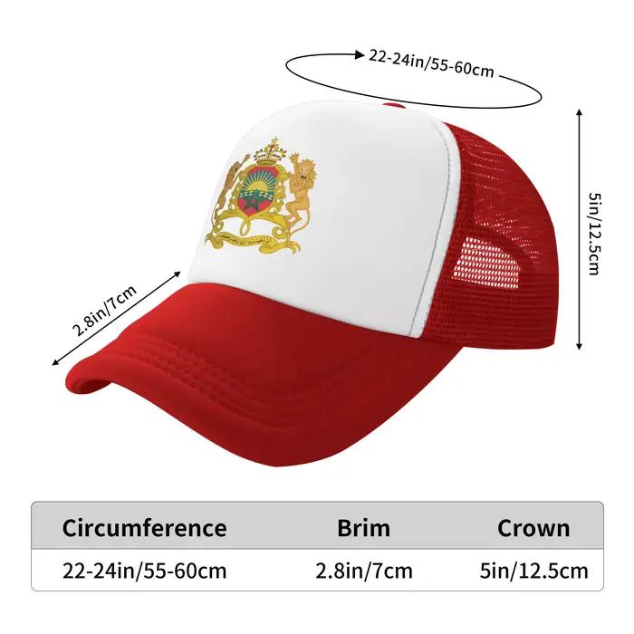 Casquette de camionneur en mousse réglable unisexe