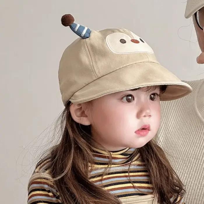 Casquette de baseball pour bébé à motif pingouin