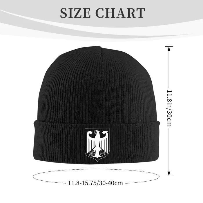 Allemagne blason aigle allemand tricoté chapeau bonnets automne hiver chapeaux chaud acrylique nouveauté Deutsche casquette hommes femmes cadeau