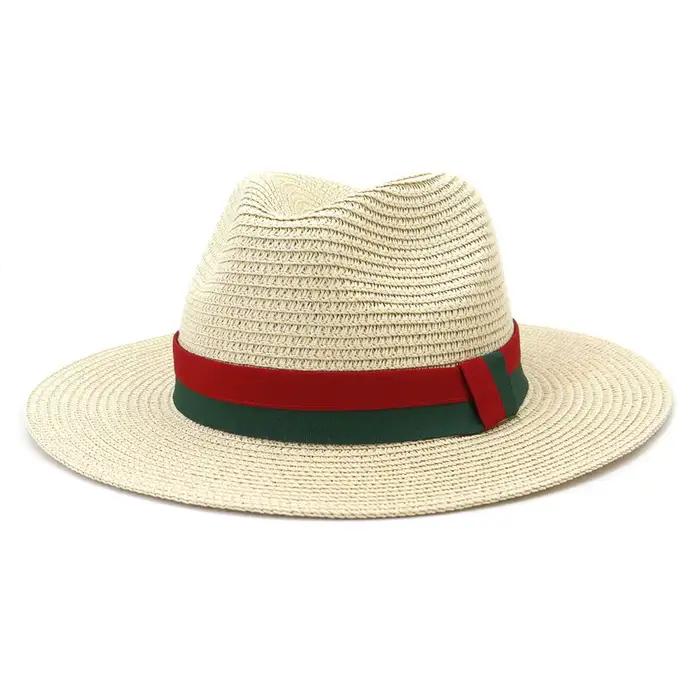 Chapeau de paille classique pour homme