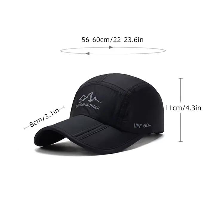 Casquette de Baseball à séchage rapide pour hommes