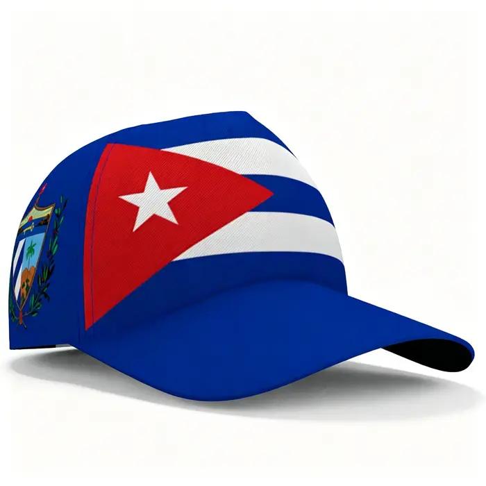 Casquette de baseball Cuba Letter Star avec drapeau national