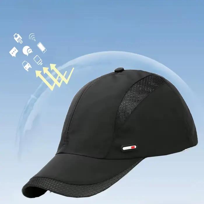 Casquette de baseball anti-rayonnement en fibre d'argent