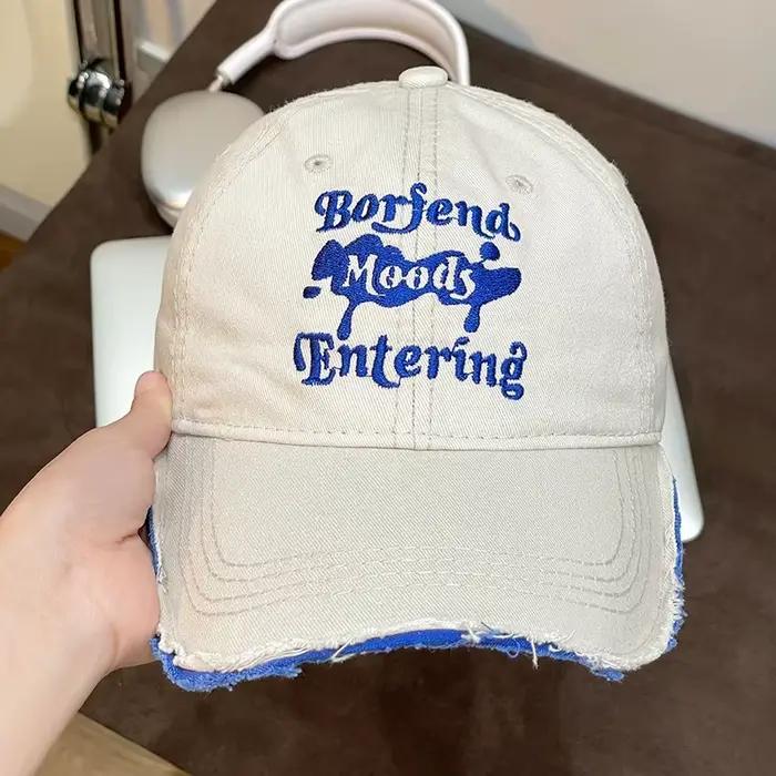 Casquette de Baseball de rue avec lettres Punk brodées pour hommes et femmes