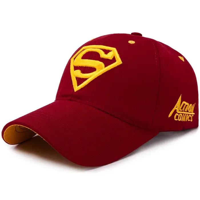 Casquette de baseball en coton avec logo Superman