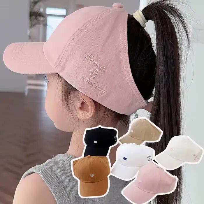 Chapeaux vides en forme de cœur brodé pour enfants