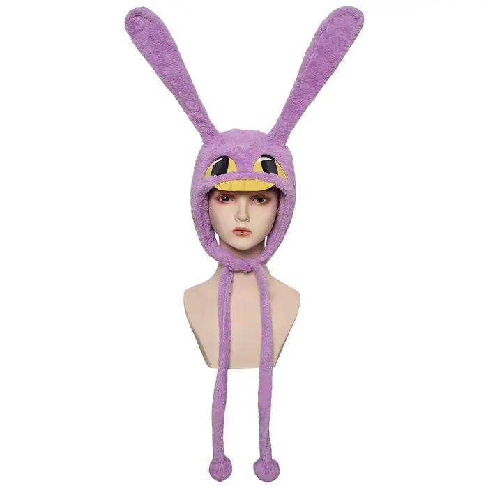 Jax Cosplay fantaisie chapeau barboteuses dessin animé TV Clown magique déguisement hommes femmes accessoires casquettes Halloween Fantasia vêtements
