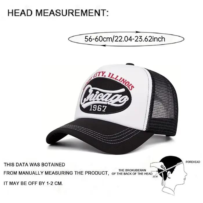 Nouvelle Casquette de Baseball 2026 CHICAGO1967 Brodé en Maille