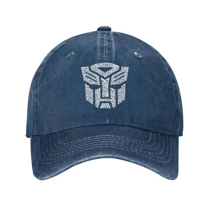 Casquette Transformer Autobots en coton lavé pour hommes et femmes voyage protection solaire randonnée plein air camionneurs occasions spéciales