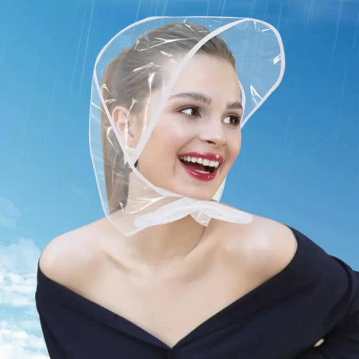 Chapeau de pluie imperméable à large bord pour femmes