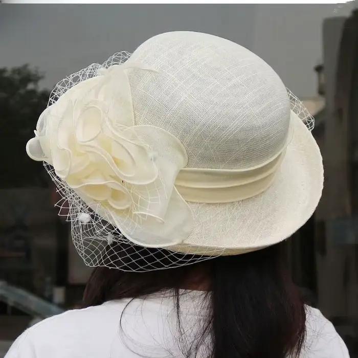 Chapeau de soleil élégant de style français pour femmes