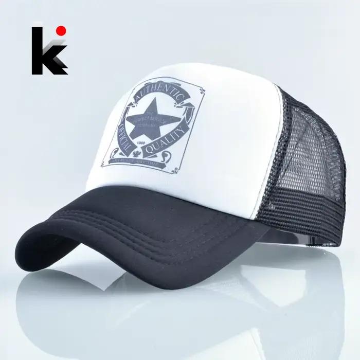 Casquette de camionneur en maille pour hommes et femmes