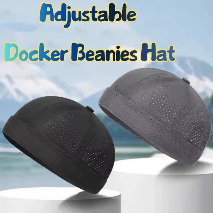 Casquette Docker Rétro Décontractée Sans Visière