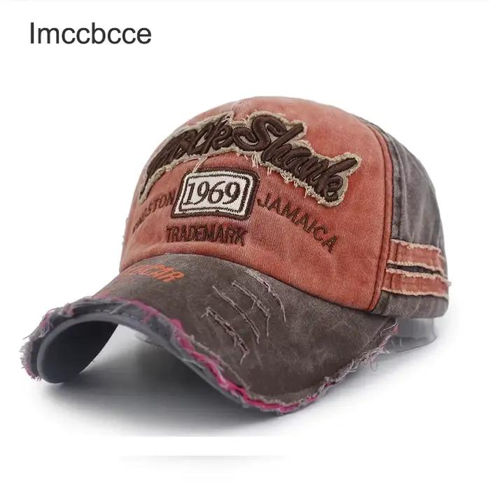 Coton lavé 1969 broderie casquettes de Baseball pour femmes hommes Sport visières Vintage casquette Snapback