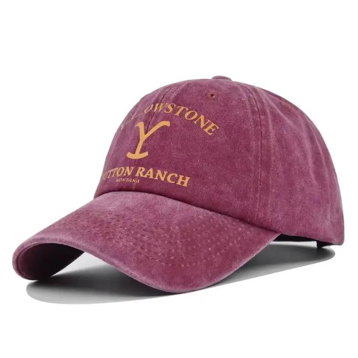 Casquette de baseball tendance Yellowstone Dutton Ranch