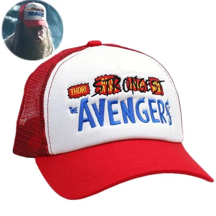 P-Jsmen film de super-héros Thor amour et tonnerre Cosplay casquette de Baseball rétro maille chapeau unisexe Halloween accessoires accessoire