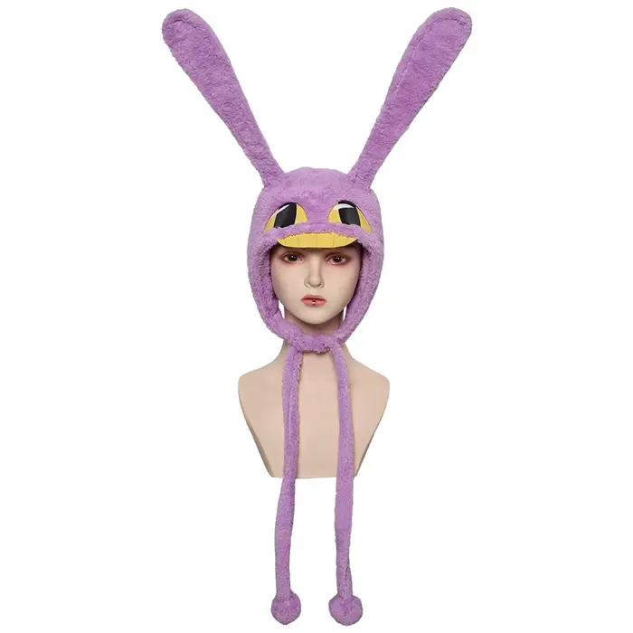 Jax Cosplay fantaisie chapeau barboteuses dessin animé TV Clown magique déguisement hommes femmes accessoires casquettes Halloween Fantasia vêtements