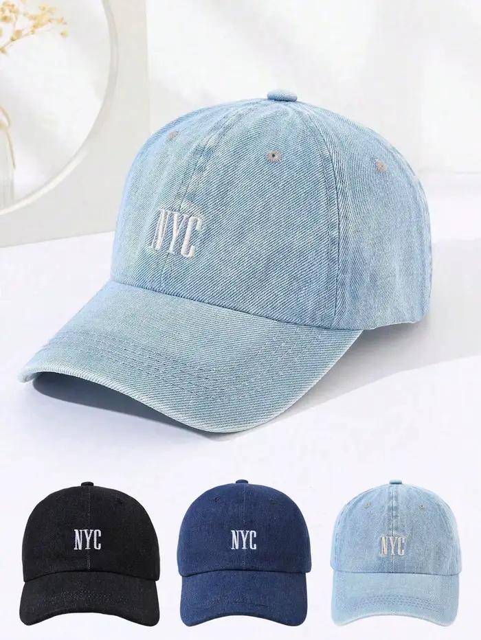 Casquette de baseball brodée New York - Unisexe