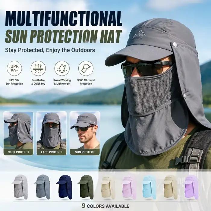 Chapeau de soleil multifonctionnel pour l'extérieur