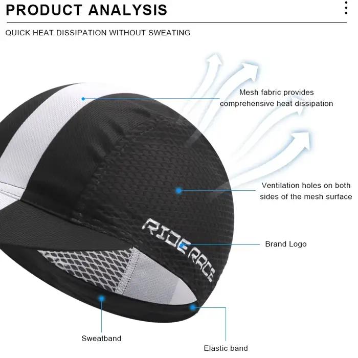 Casquette de cyclisme avec bord