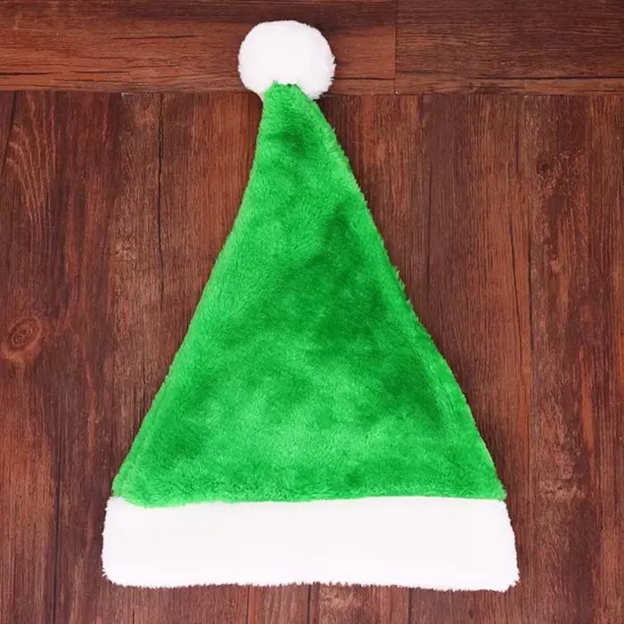 Chapeau de Père Noël en Velours Doux, Confortable et Traditionnel, Multifonction, Pour Adultes et Enfants, Cadeaux du Nouvel An, Occasions Festives, Lavable à la Main