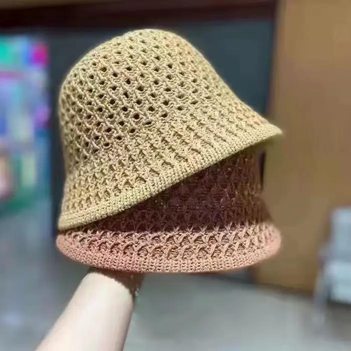 Chapeau d'été en raphia pour femmes