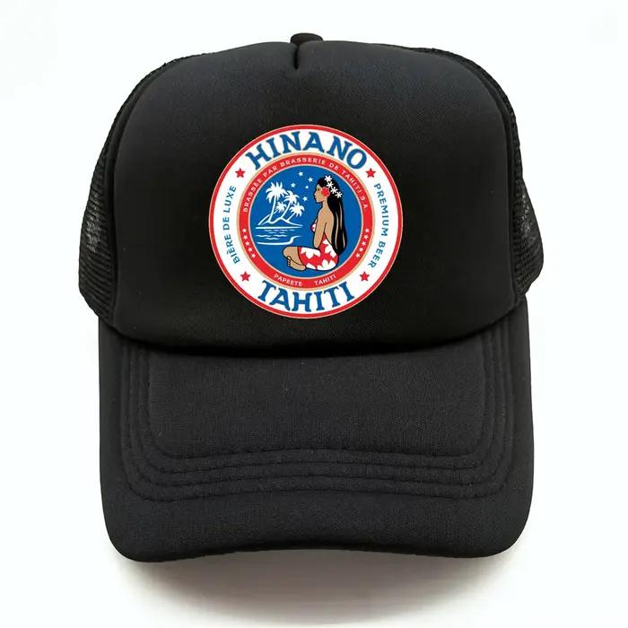 Hinano Tahiti bière camionneur casquette Cool hommes drôle chapeau casquettes de Baseball été unisexe maille Net