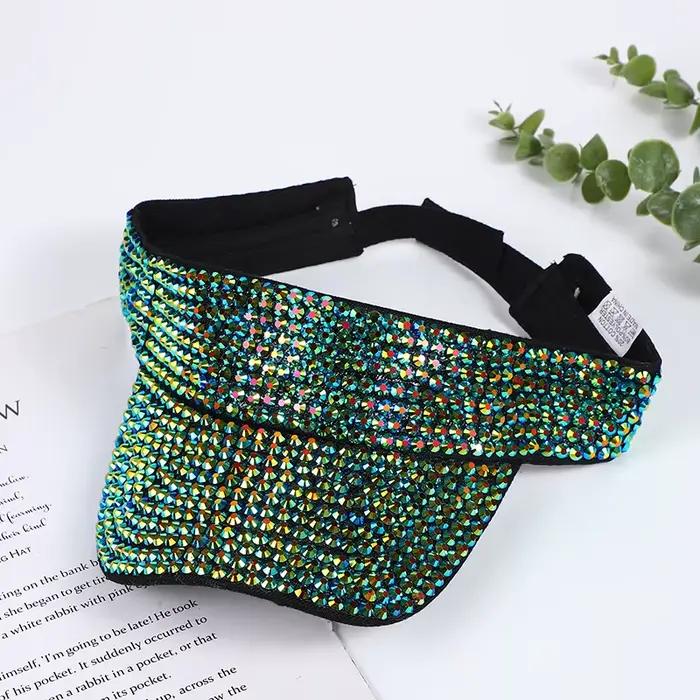 Visière diamant haute protection solaire pour hommes et femmes, polyvalente et élégante pour les occasions spéciales et le quotidien