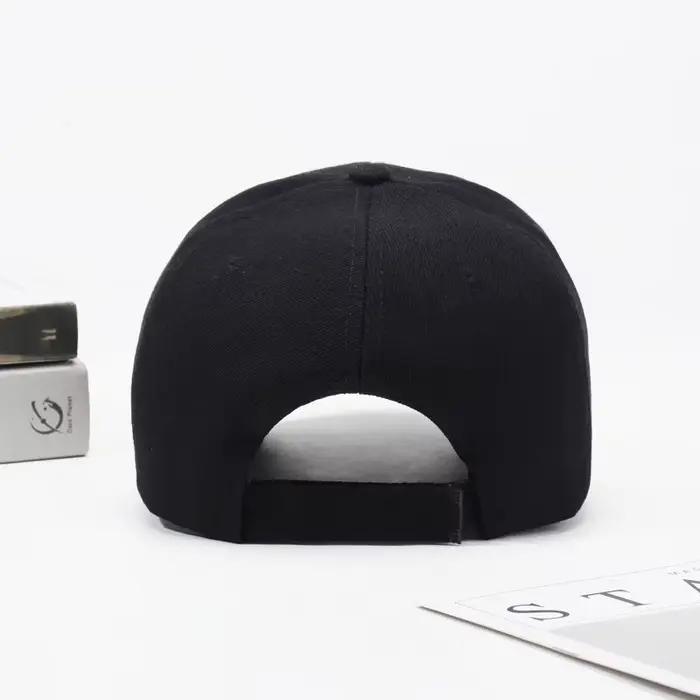 Casquette de baseball unisexe en coton polyester réglable pour femmes et hommes style sport adapté aux quatre saisons occasions extérieures