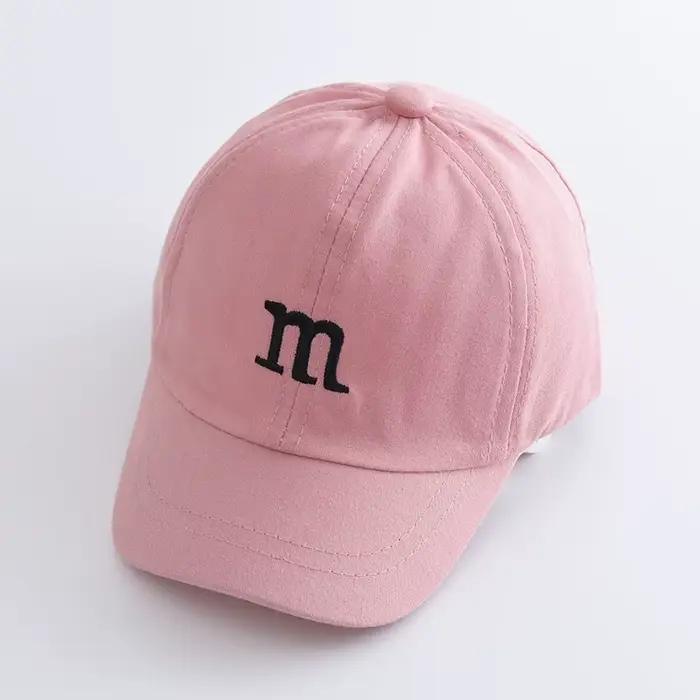 Casquette de soleil pour enfants en coton mignon style de baseball protection solaire pour garçons et filles occasions estivales printemps automne activité plein air