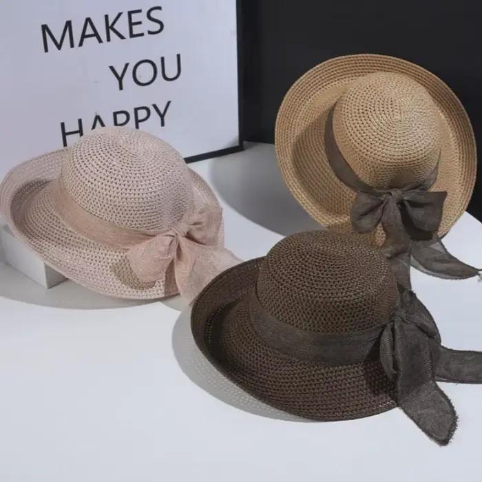 ☂ Chapeau vintage pour femme avec nœud