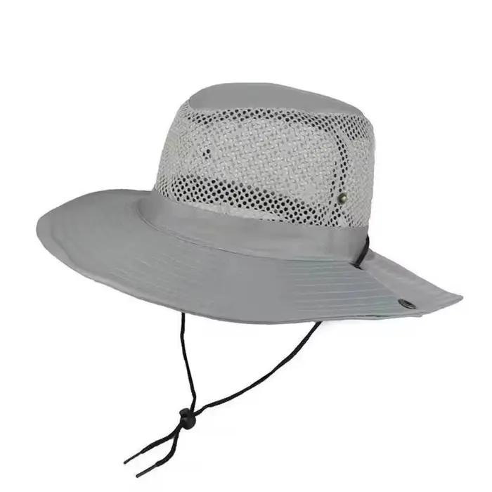 Chapeau de pêche à large bord en maille