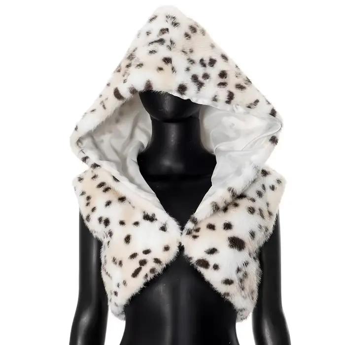 Chapeaux à capuche en fausse fourrure pour femmes et hommes