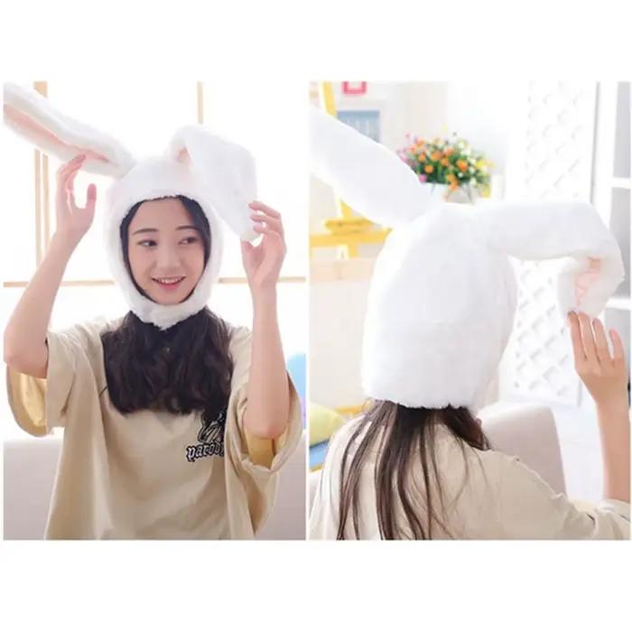 Chapeau à oreilles de lapin pour femmes et filles