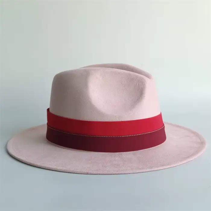 Camel 7 cm chapeau en daim