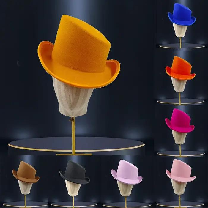 Chapeau Fedora élégant pour hommes avec bord coudé – Casquette présidentielle tendance