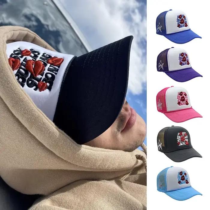 Chapeaux de Baseball brodés avec lettres de Style américain pour hommes et femmes