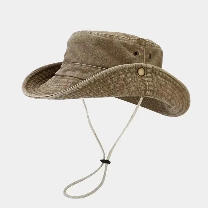 Chapeaux de soleil en coton déFlexà la pierre pour hommes et femmes