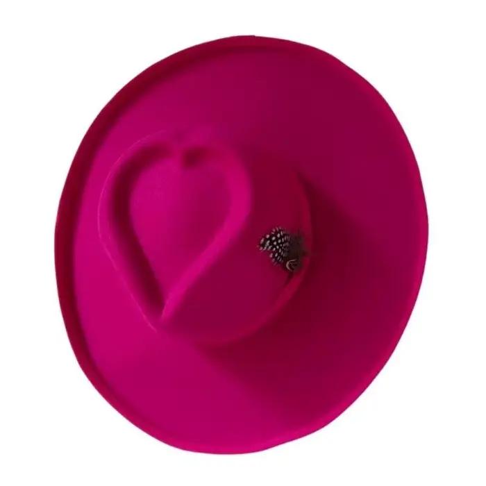 39BD Homburg chapeau haut forme Western Porkpie