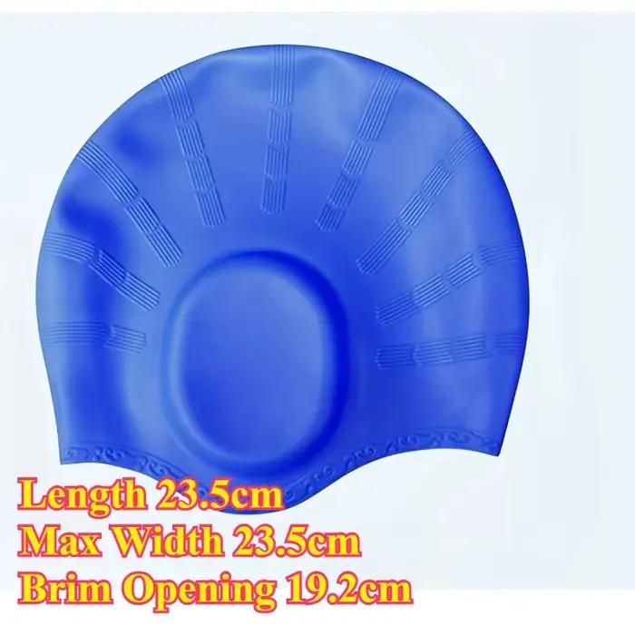 Bonnet de natation en silicone imperméable