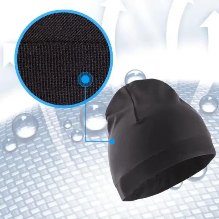 Skullcaps hiver chapeaux de course classique coupe-vent couleur unie Sport Bonnet respirant plus chaud