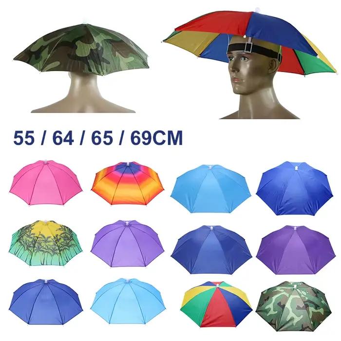 Chapeau parapluie d'extérieur pliable