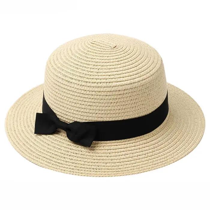 Chapeau de paille d'été pour femmes