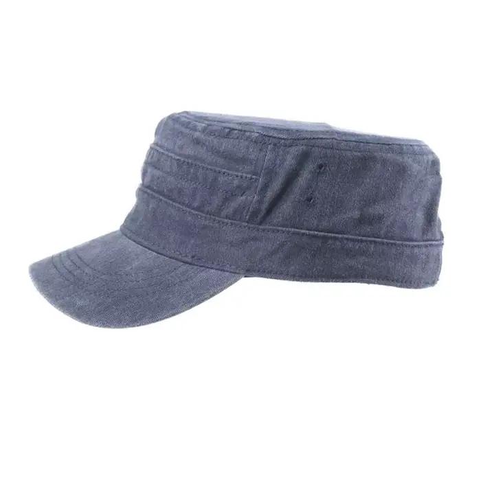 Casquette plate en coton délavé 39BB pour hommes