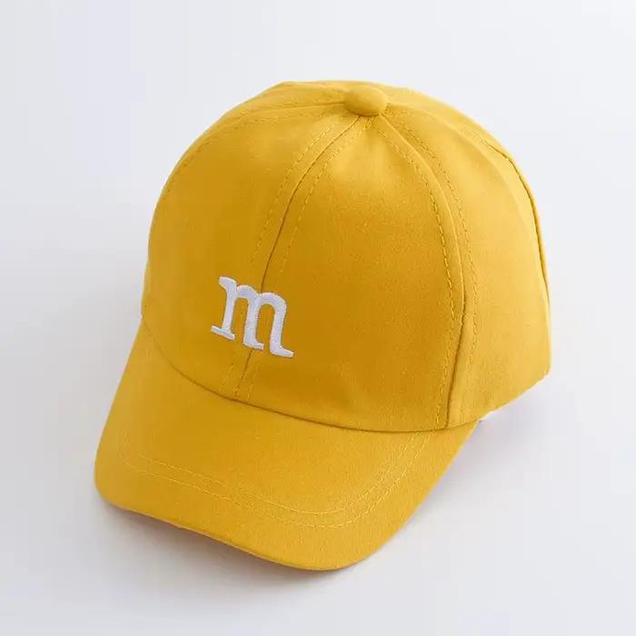 Casquette de soleil pour enfants en coton mignon style de baseball protection solaire pour garçons et filles occasions estivales printemps automne activité plein air