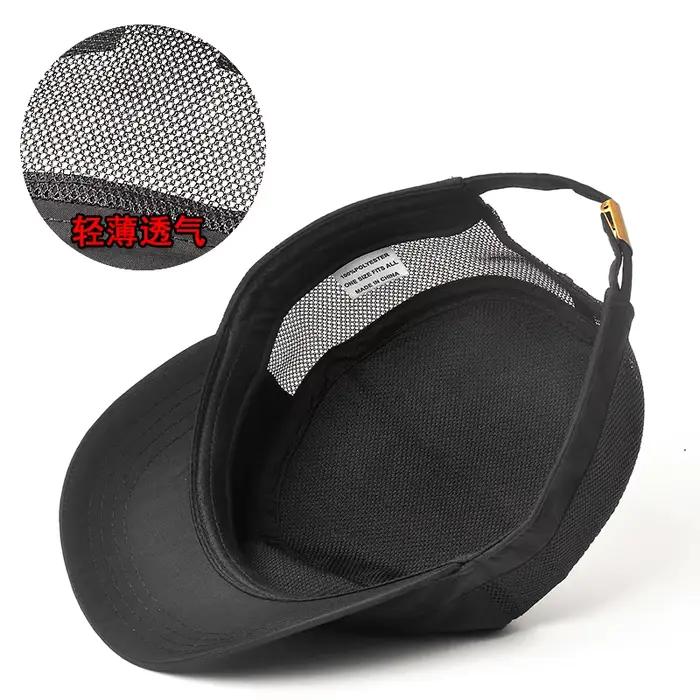 Casquettes à dessus plat en maille de grande taille pour adultes