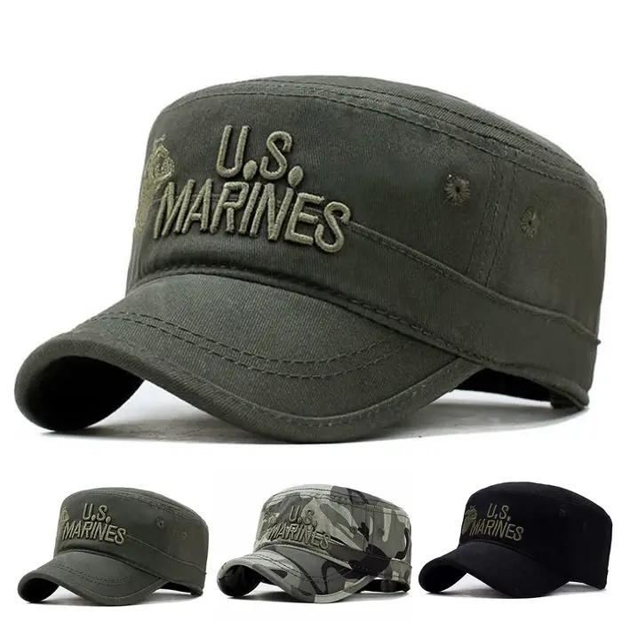 Casquette US MARINES Lettres Brodées Chapeau Militaire Unisexe Pour Hommes et Femmes Occasions Spéciales Plage Printemps Automne