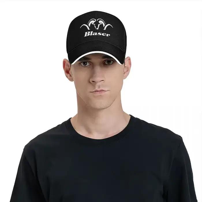 Casquette de baseball Blaser Ram Logo noire avec broderie blanche